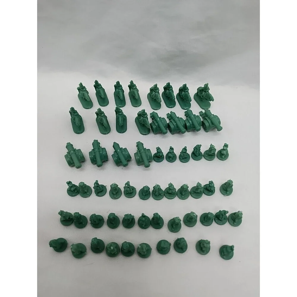 Set Of (60) 1999 Risk Gray Board Game Player Pieces